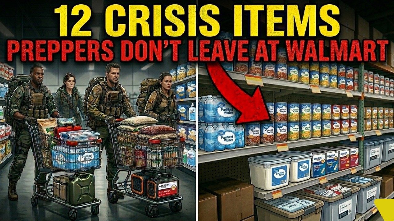 12 Crisis Items Preppers DON'T Leave at Walmart (Act Fast!)