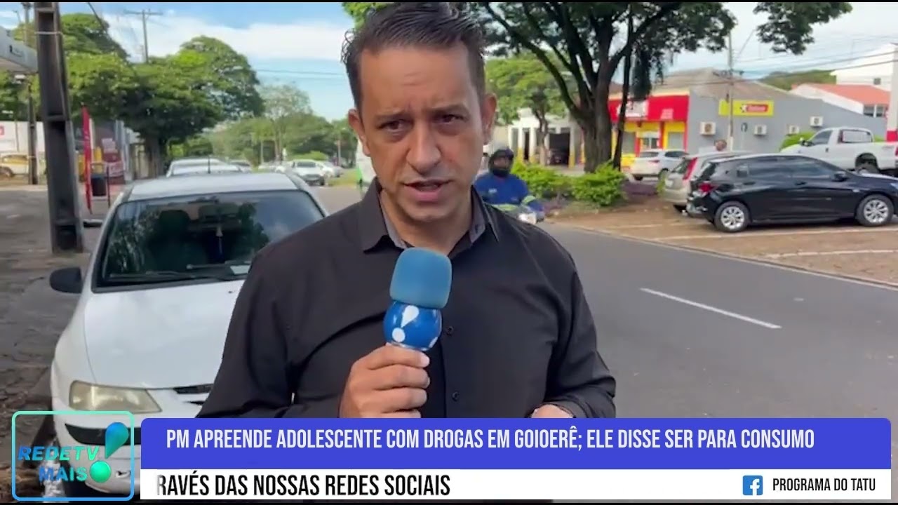 PM apreende adolescente com drogas em Goioerê; ele disse ser para consumo