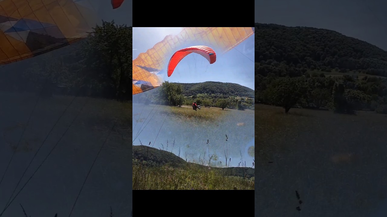 gemeinsam fliegen 🪂 #paragliding #parapente #adventure #hohenneuffen #havefun #happylanding
