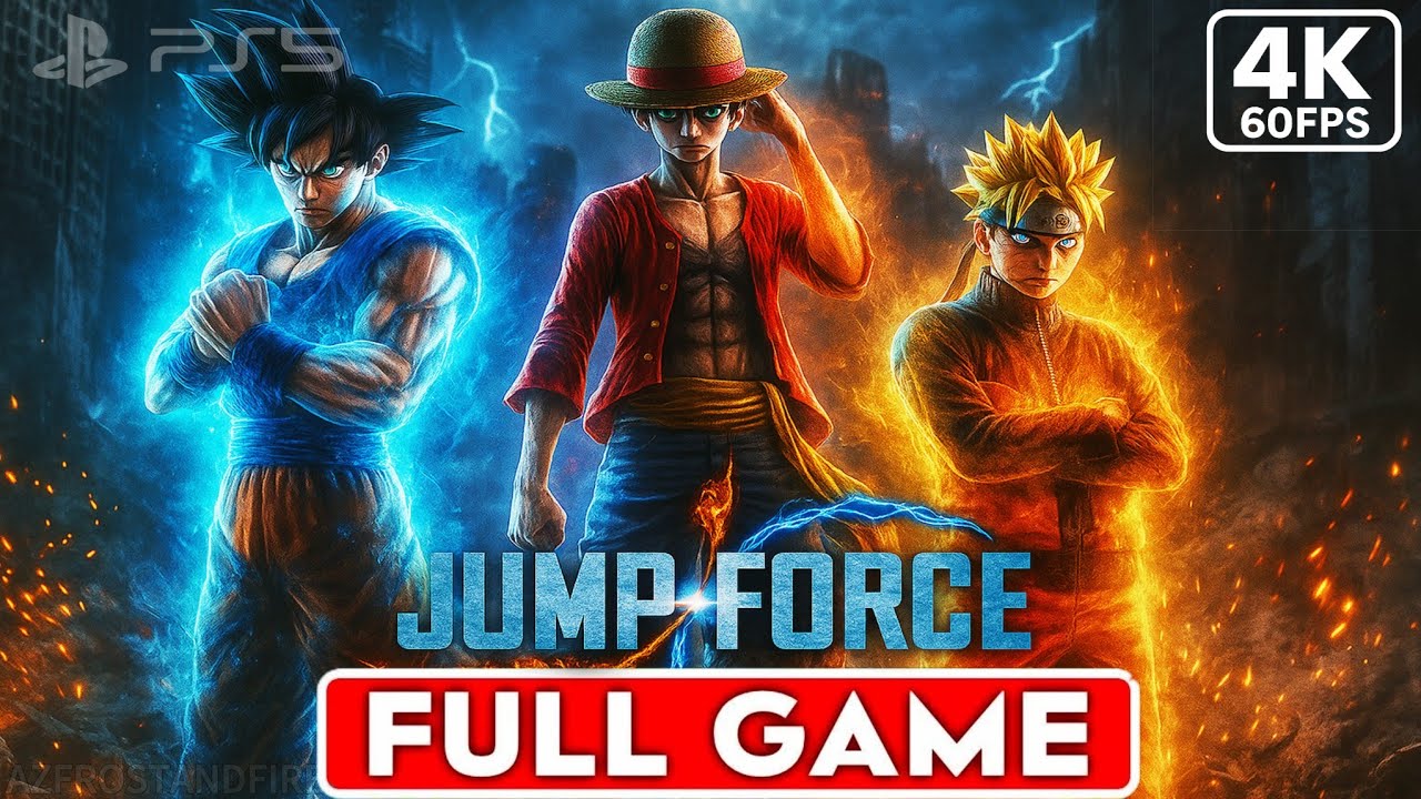 JUMP FORCE PS5 Full Game Walkthrough / No Commentary 【FULL GAME】4K Ultra HD