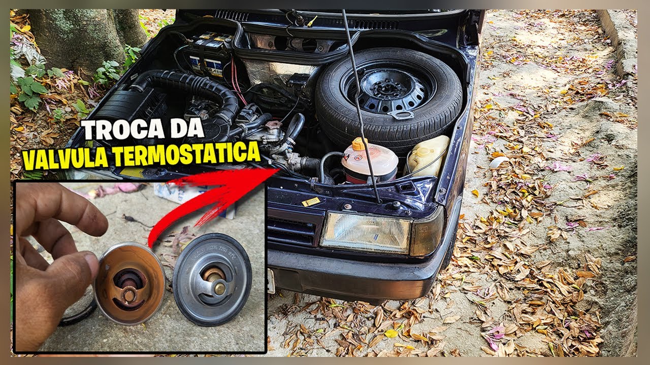 COMO TROCAR A VÁLVULA TERMOSTÁTICA DO FIAT UNO MILLE SX