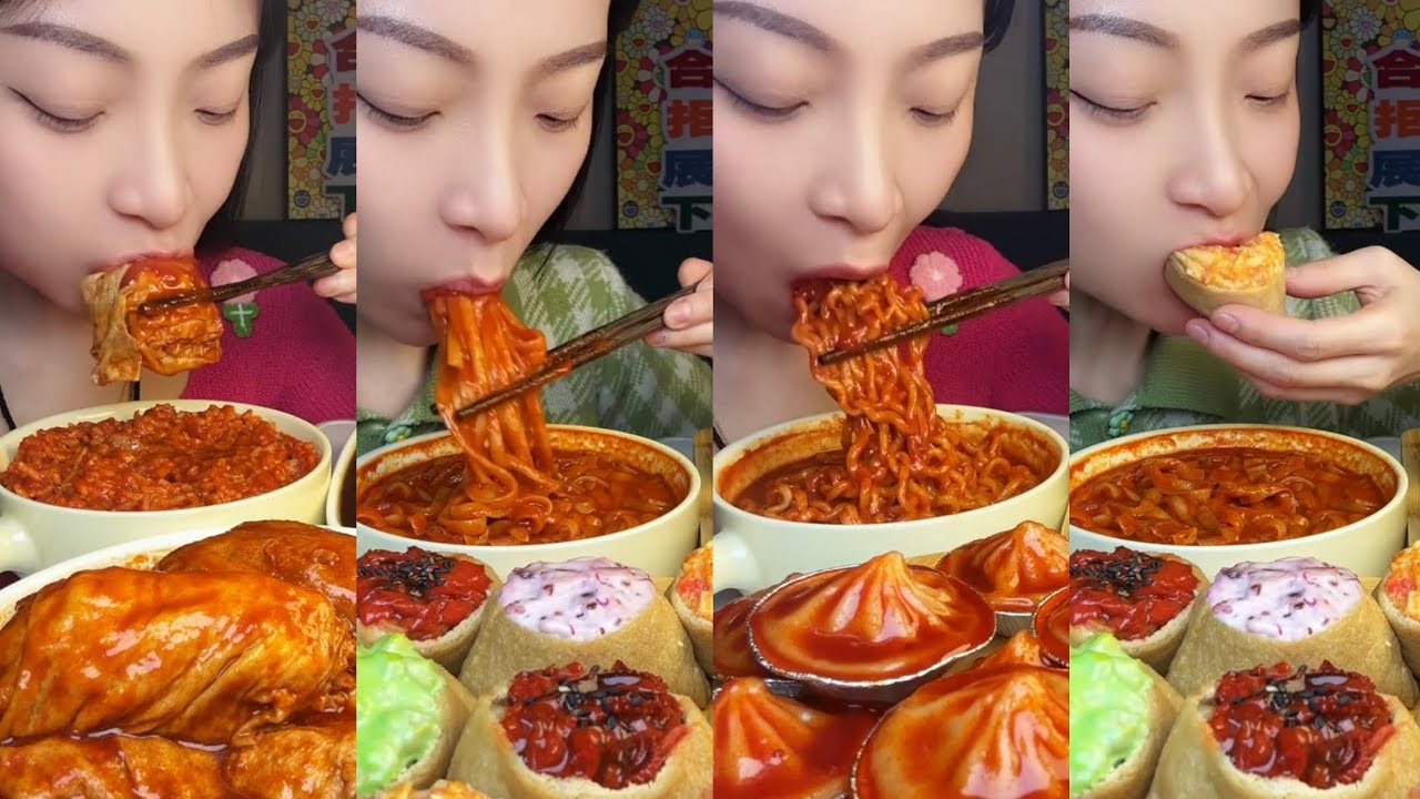 Shrimp Paste & Beef Rolls, Stuffed, Soup dumplings, fried chicken, Tofu skin sushi, Fried cheese 