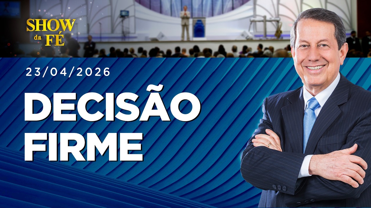 Show da F&eacute; AO VIVO, Domingo &agrave;s 7H (12/04/26)