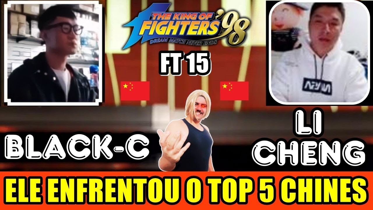 O DIA QUE BLACK- C DESAFIOU O MELHOR ROBERT DO MUNDO ! KOF 98
