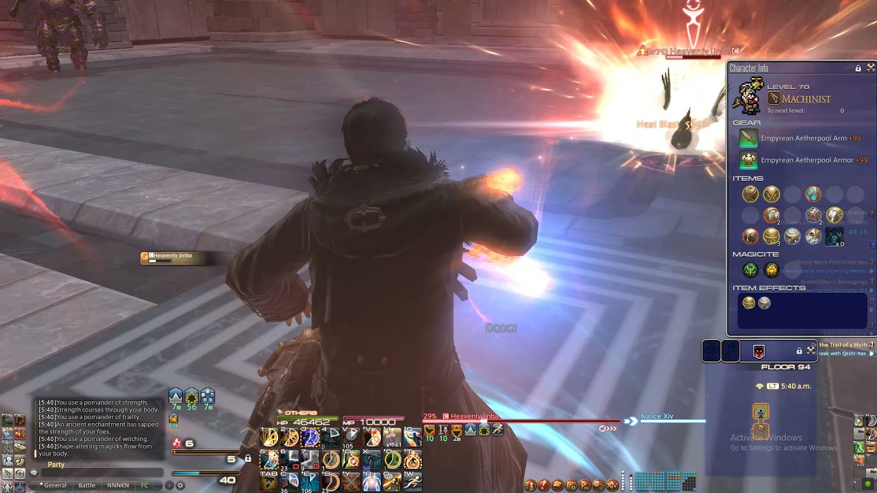 FFXIV HoH Solo MCH - Floor 91-100 Clear