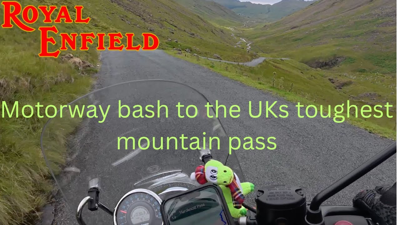 Royal Enfield Meteor - Motorway bash to the Hardknott Pass