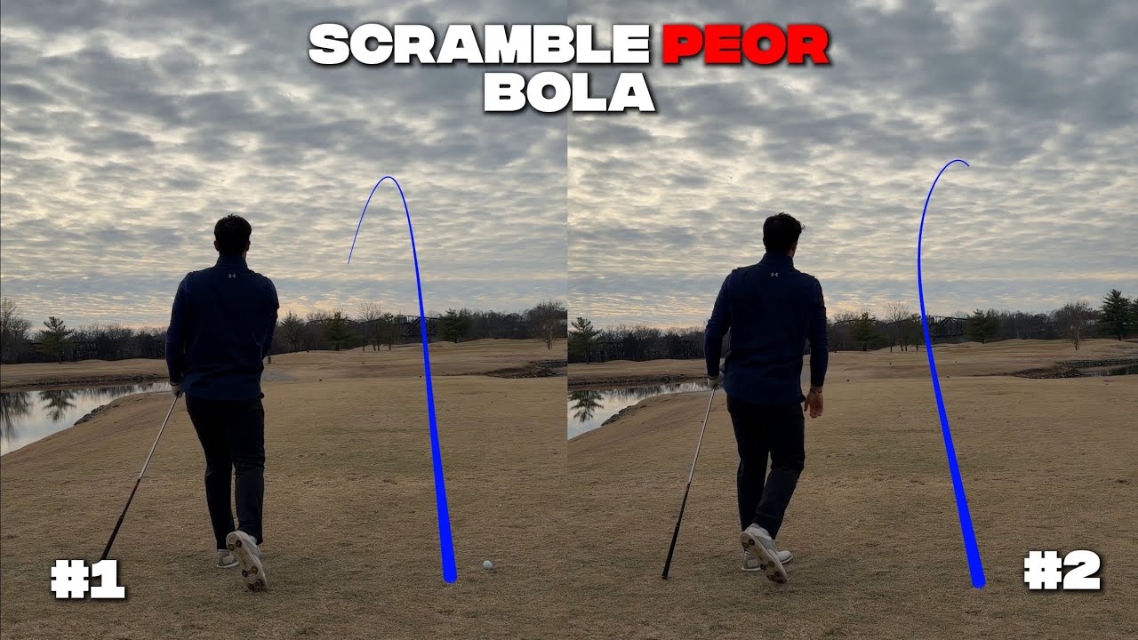 INTENTO el RETO MÁS DIFÍCIL en el CAMPO de GOLF  / 9 hoyos worst ball scramble