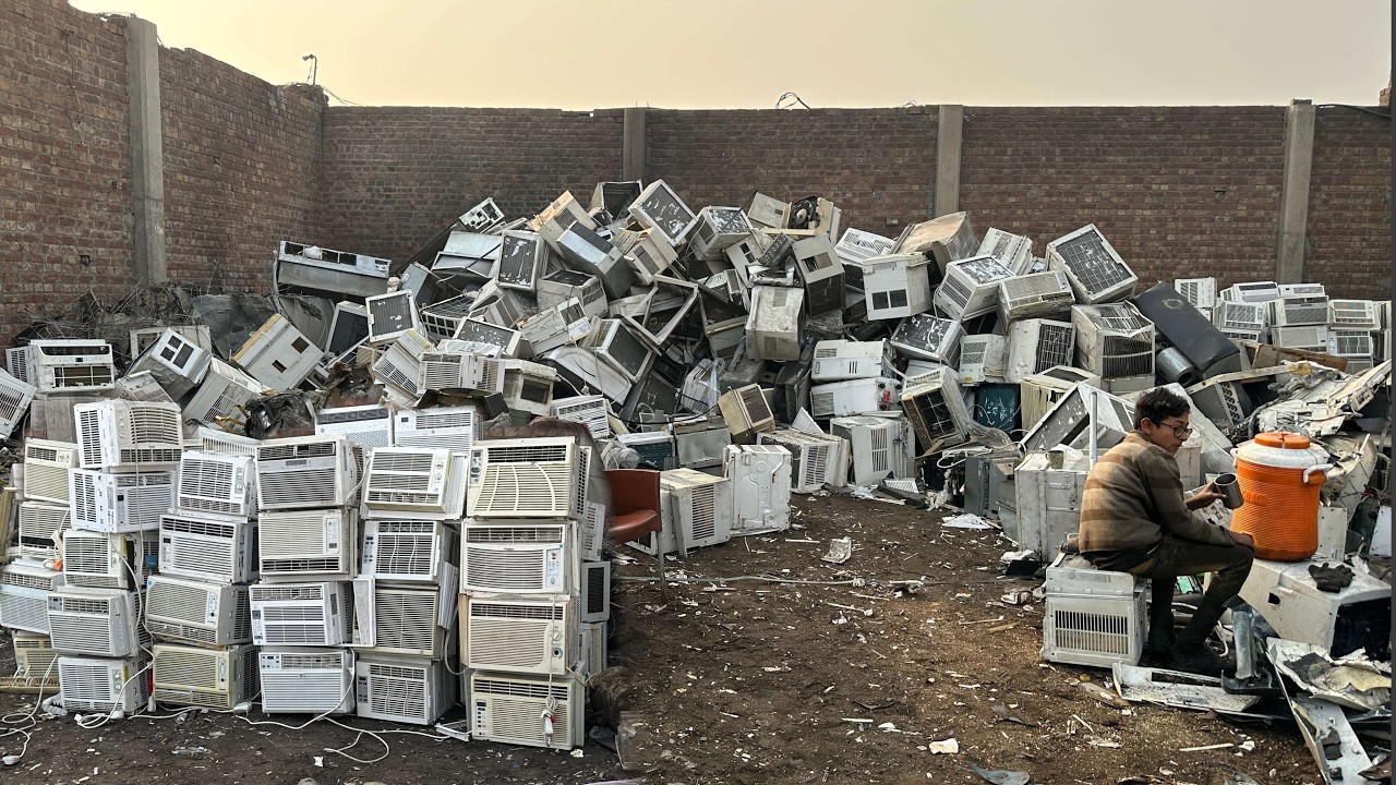 Amazing Bulk Scale! Waste Window AC Recycling & Manufacturing Copper Belts; | How to Copper Extract