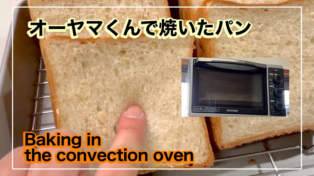 【パン】50代がハンドミキサーでパン作り/オーヤマくんで焼いてみた/健康診断をwebで申し込む/いくつか見ればパン作りの流れがわかる動画/Baking in the convecrion oven