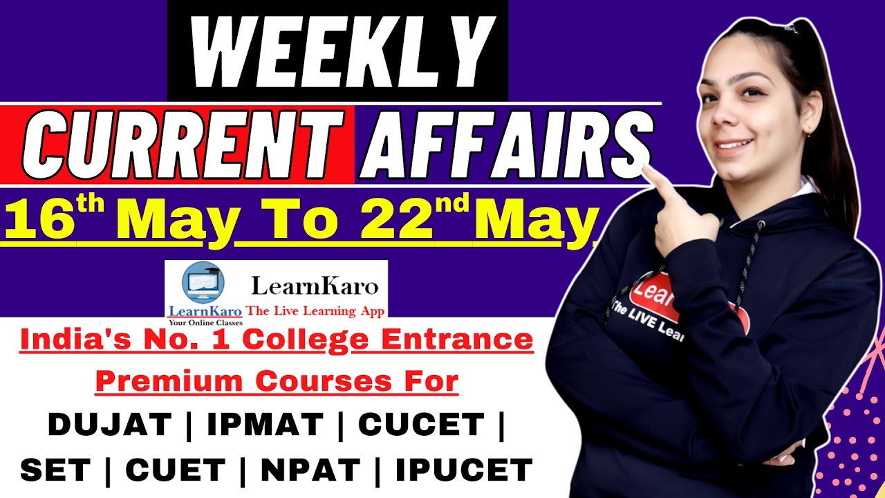 Current Affairs 2021 | DUJAT, IPMAT, CUCET, IPUCET & Others Entrances | General Knowledge Live