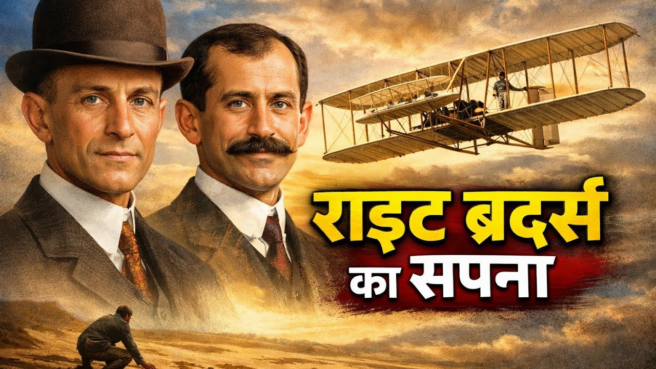राइट ब्रदर्स का सपना | कैसे दो भाइयों ने दुनिया को उड़ना सिखाया |