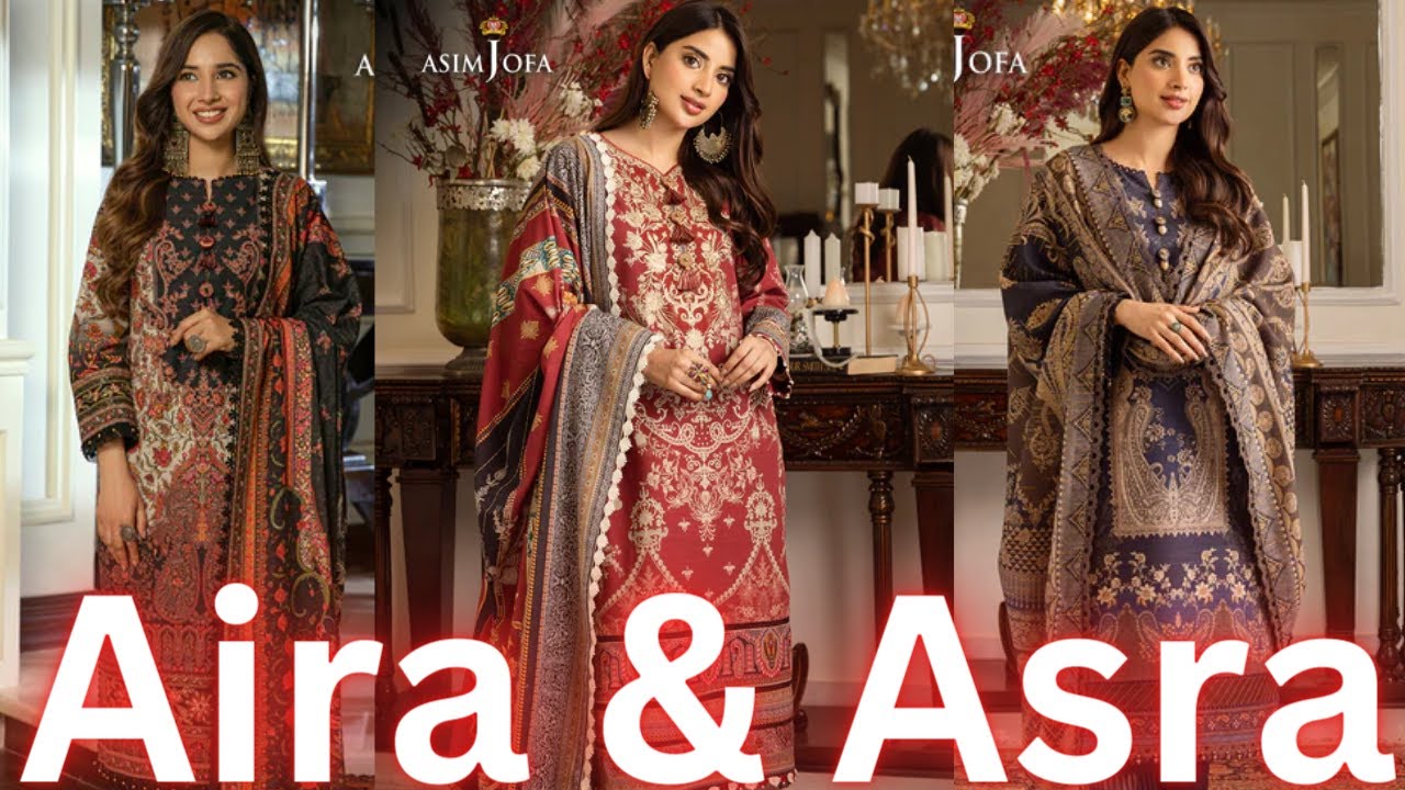 Asim jofa Aira & Asra Collection 2023 | Shop Now 23 Designs