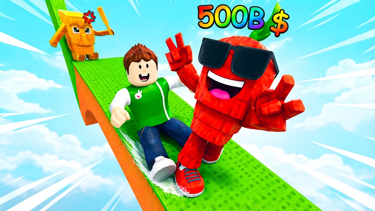 روبلوكس : التزحلق لانقاذ توم توم توم ساهور لعبة roblox !! 🛝😉