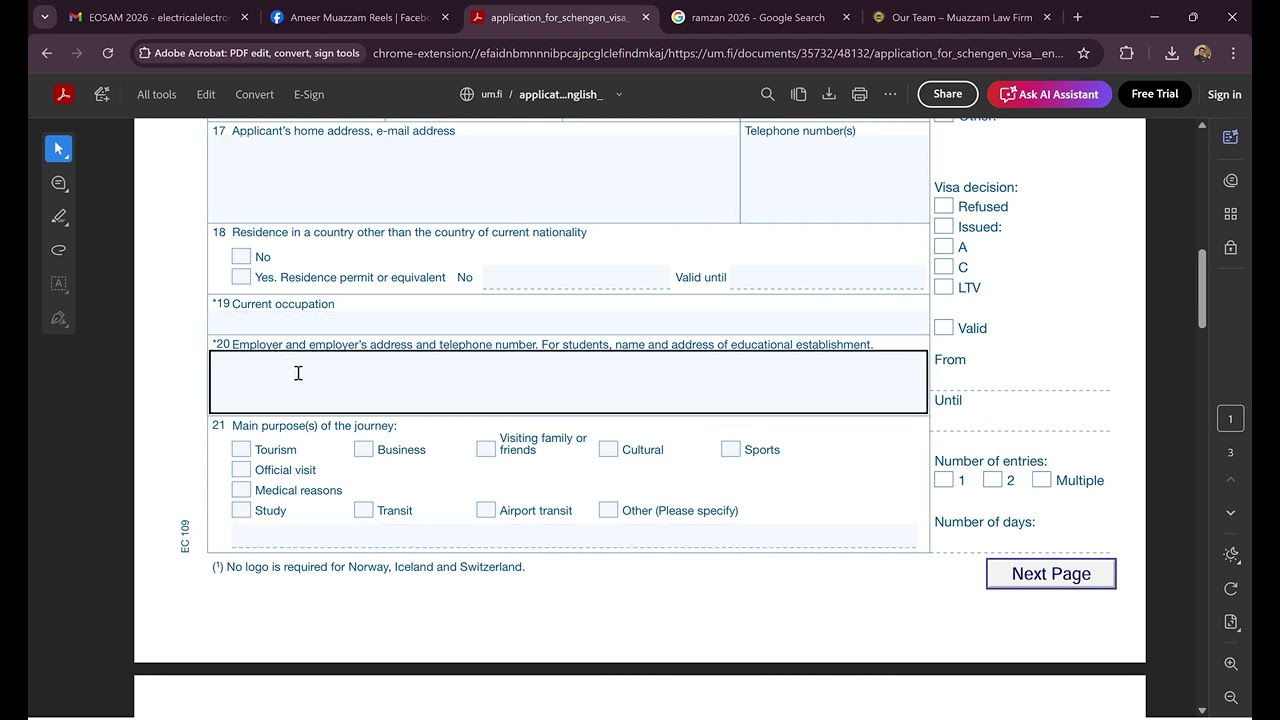 SCHENGEN VISA APPLICATION FORM   How to Fill in