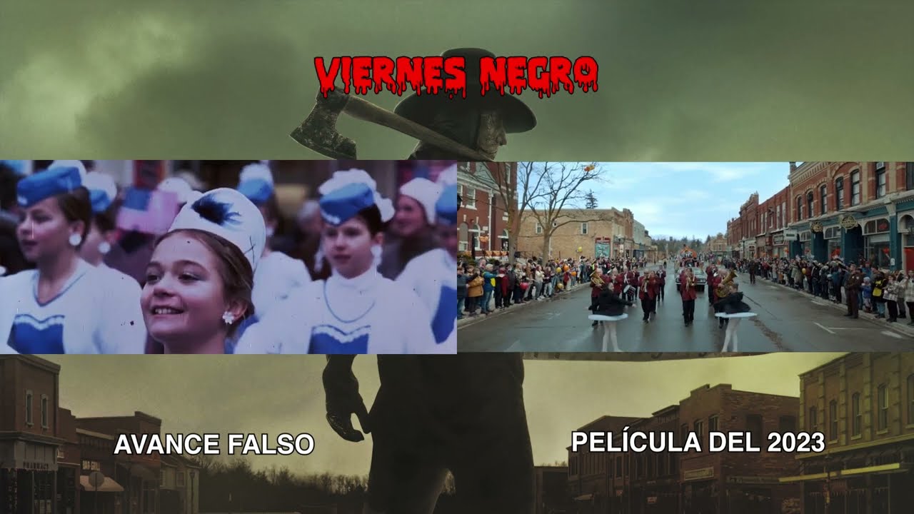 Viernes negro (Thanksgiving) - Tr&aacute;iler falso del 2007 vs. Pel&iacute;cula del 2023 - Comparaci&oacute;n