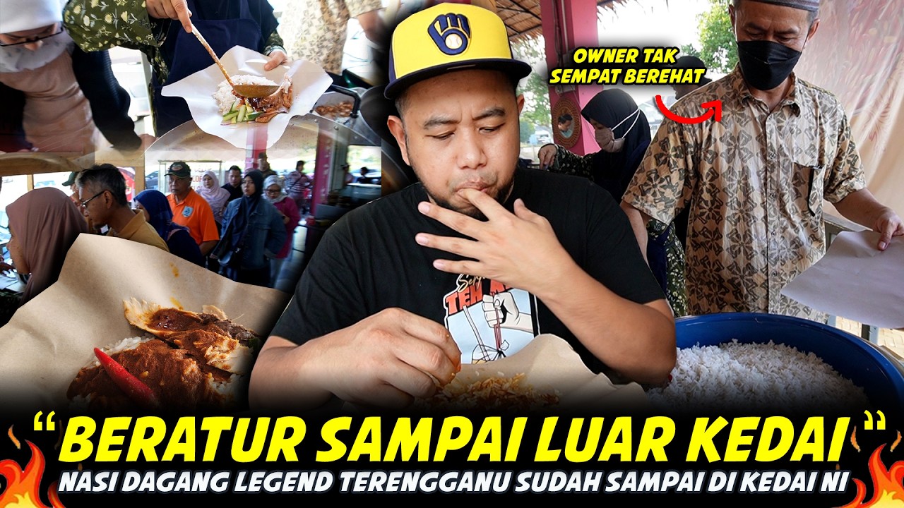 3 JAM LICIN..BERBELAS KILO BERAS HABIS..Akibat Viral Di Tiktok..NASI DAGANG WARISAN TERENGGANU