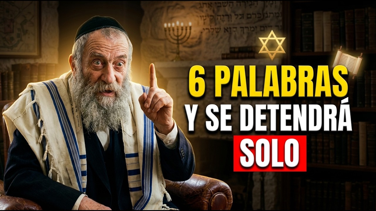 Rabino: Di ESTAS 6 Palabras Cuando Alguien Te ATAQUE — Y Se Detendrá Solo | Sabiduría JUDÍA