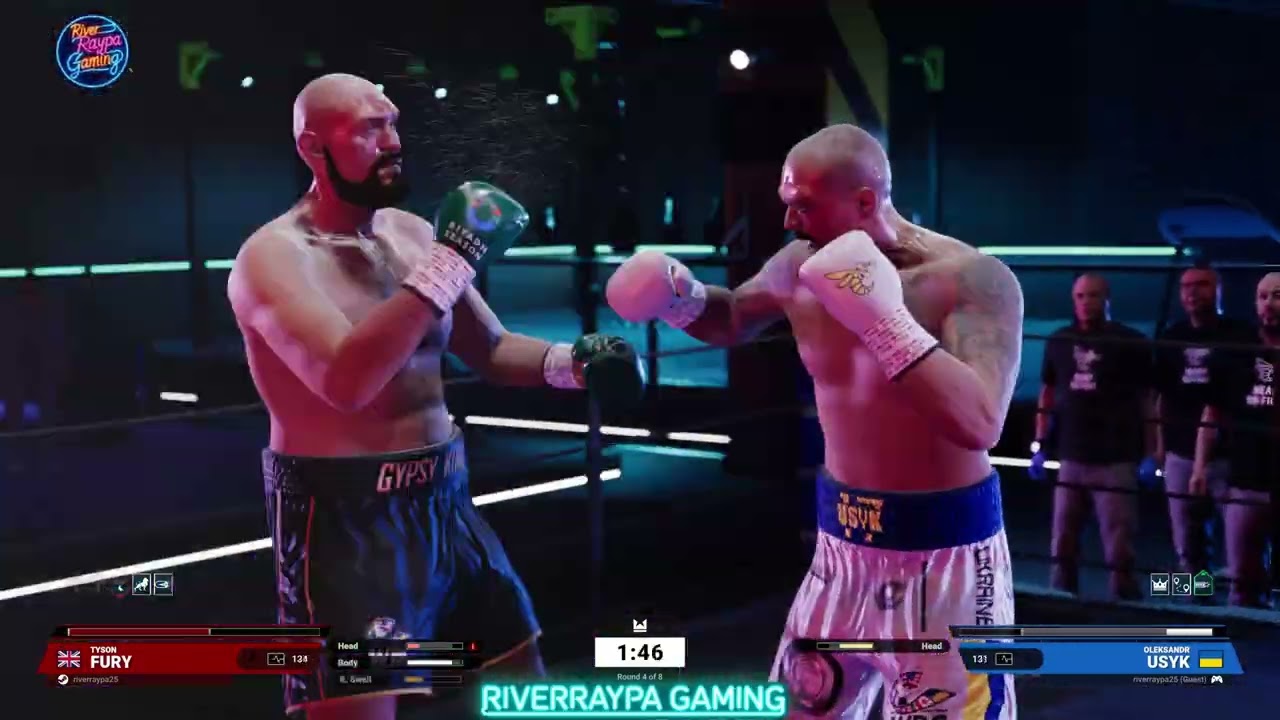 Tyson Fury vs Oleksandr Usyk 🥊 FULL FIGHT | Undisputed Boxing Multiplayer RIVERRAYPA vs BLACK SANTA