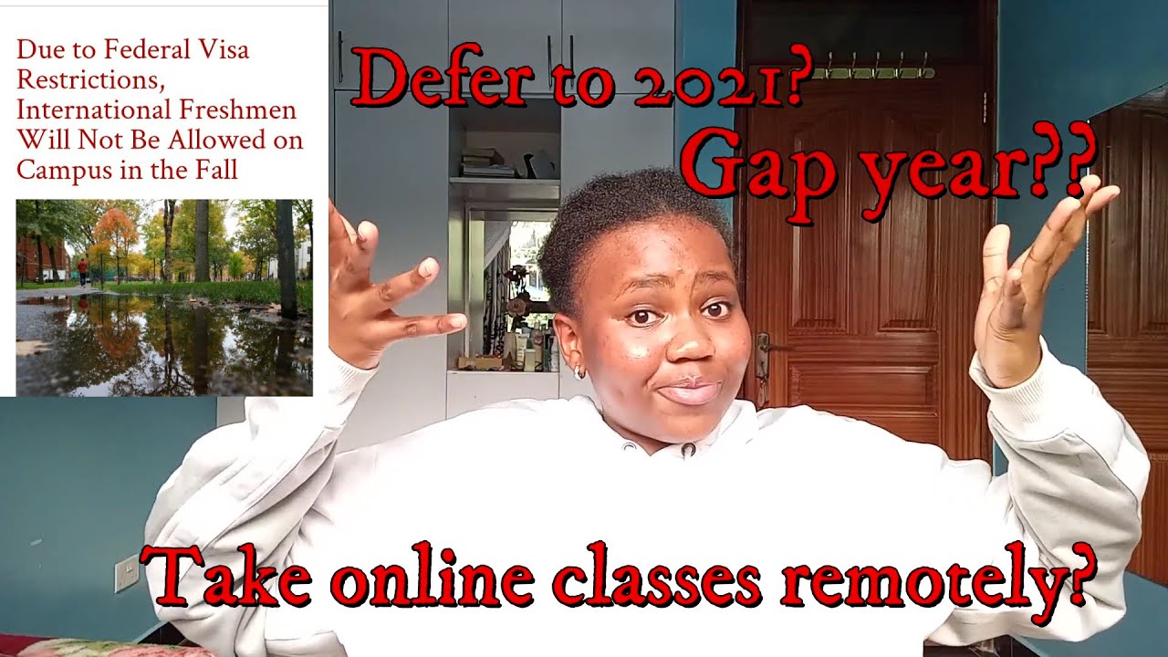 Harvard international freshmen are REMOTE for fall. . . let's talk about gap years and deferals
