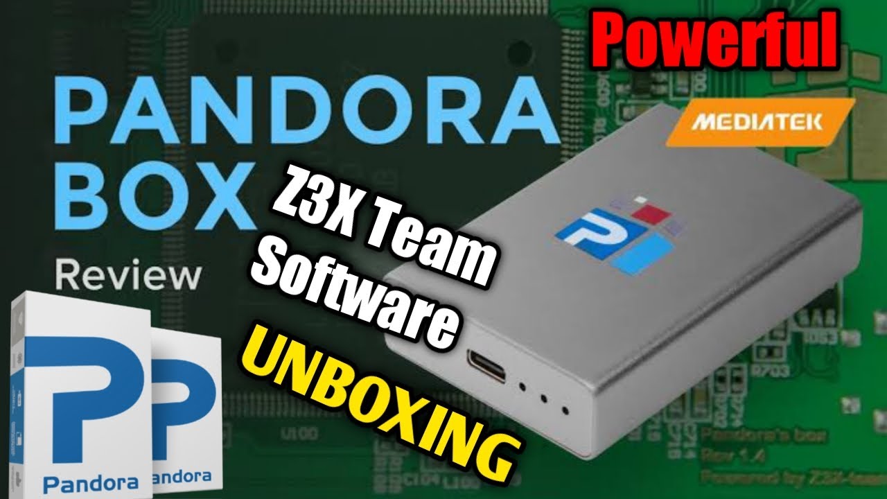 Pandora Box Z3x Team Software // Pandora Z3X Software Unboxing // PandoraBox Powerful MTK CPU Tools
