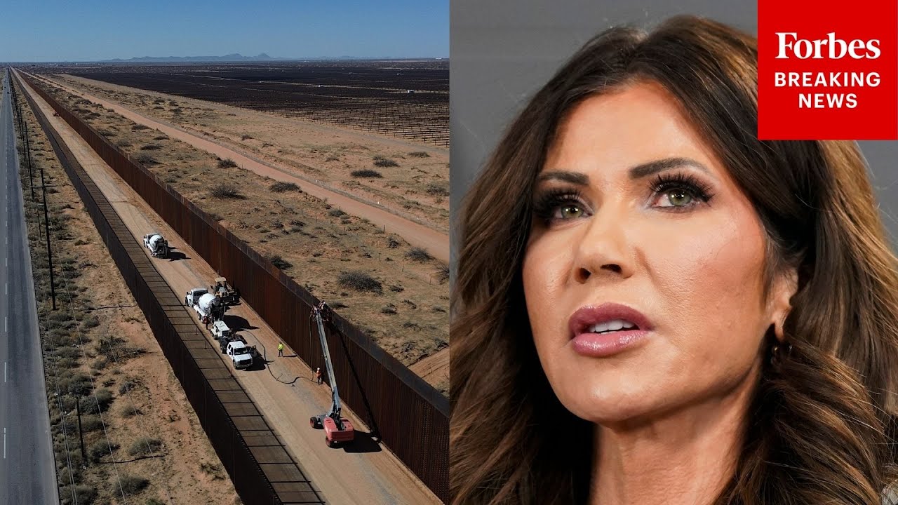 JUST IN: Sec. Of Homeland Security Kristi Noem Announces Border Wall Update With DHS Officials