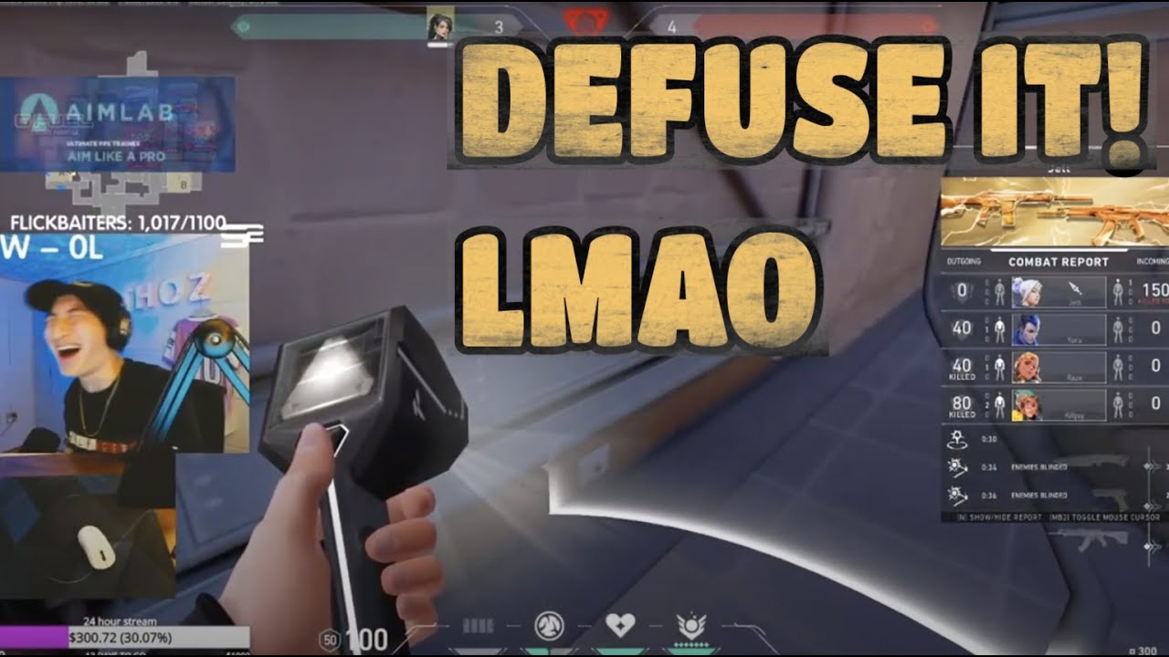 SEN Tenz and NRG Ethos teases 100T Kyedae and almost didn't defuse.