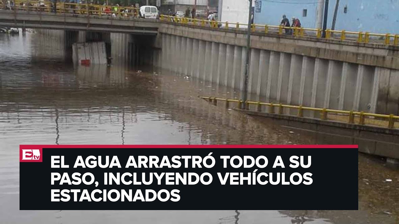 Intensas lluvias en León, Guanajuato, causan desborde de río y diversas afectaciones