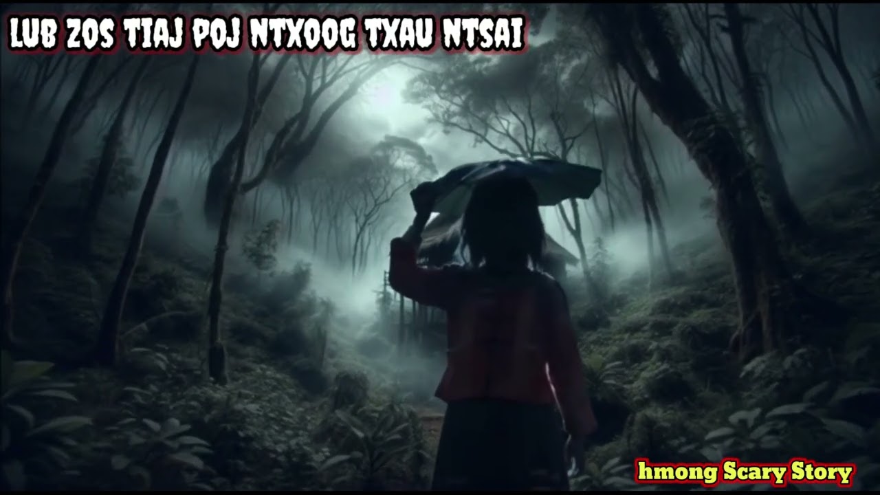 Zos tiaj poj ntxoog txau ntsai heev - Scary Story