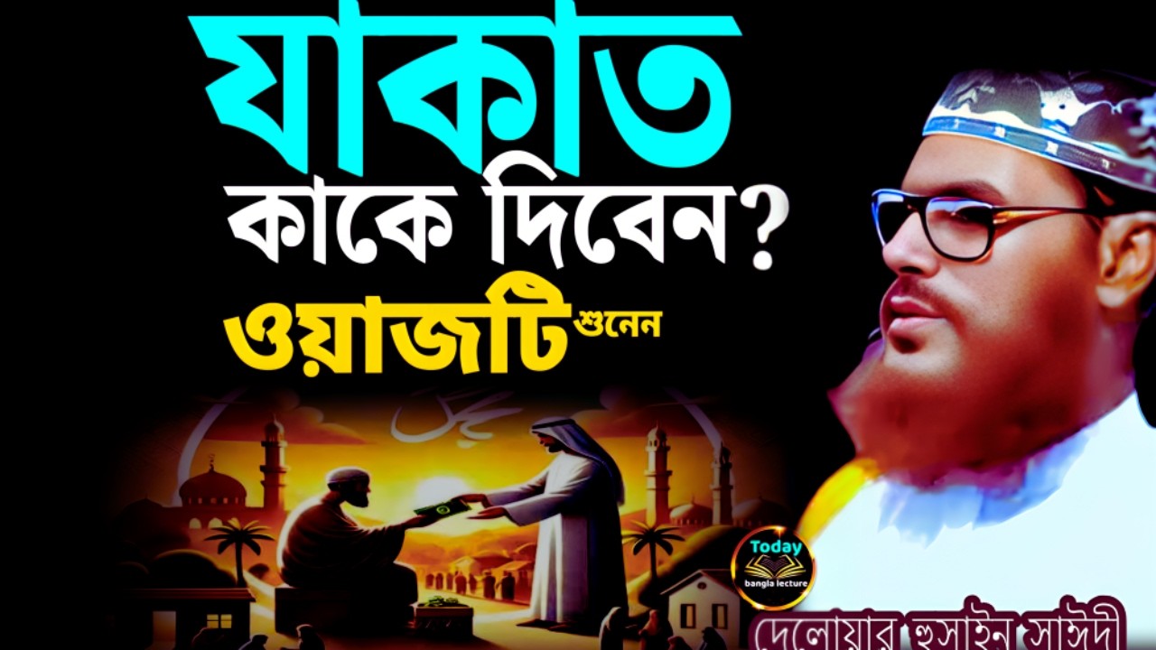 যাকাত কাকে দিবেন ওয়াজটি শুনেন | Saidi Waz | দেলোয়ার হুসাইন সাঈদী | today bangla lecture