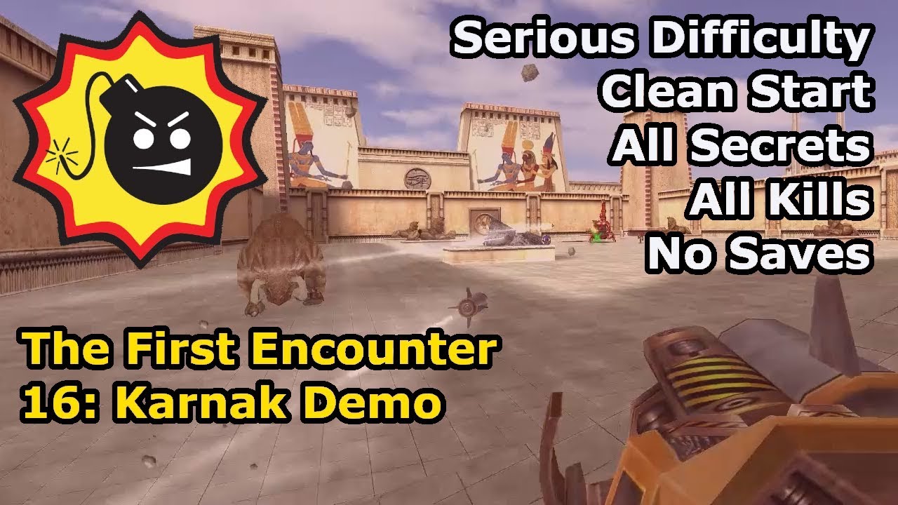 Serious Sam: The First Encounter - 16: Karnak Demo (Serious 100%)