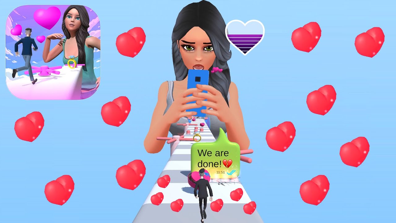 MAX LEVEL in Lover Run! 👩🏻‍🦰👄 iOS Android Gameplay