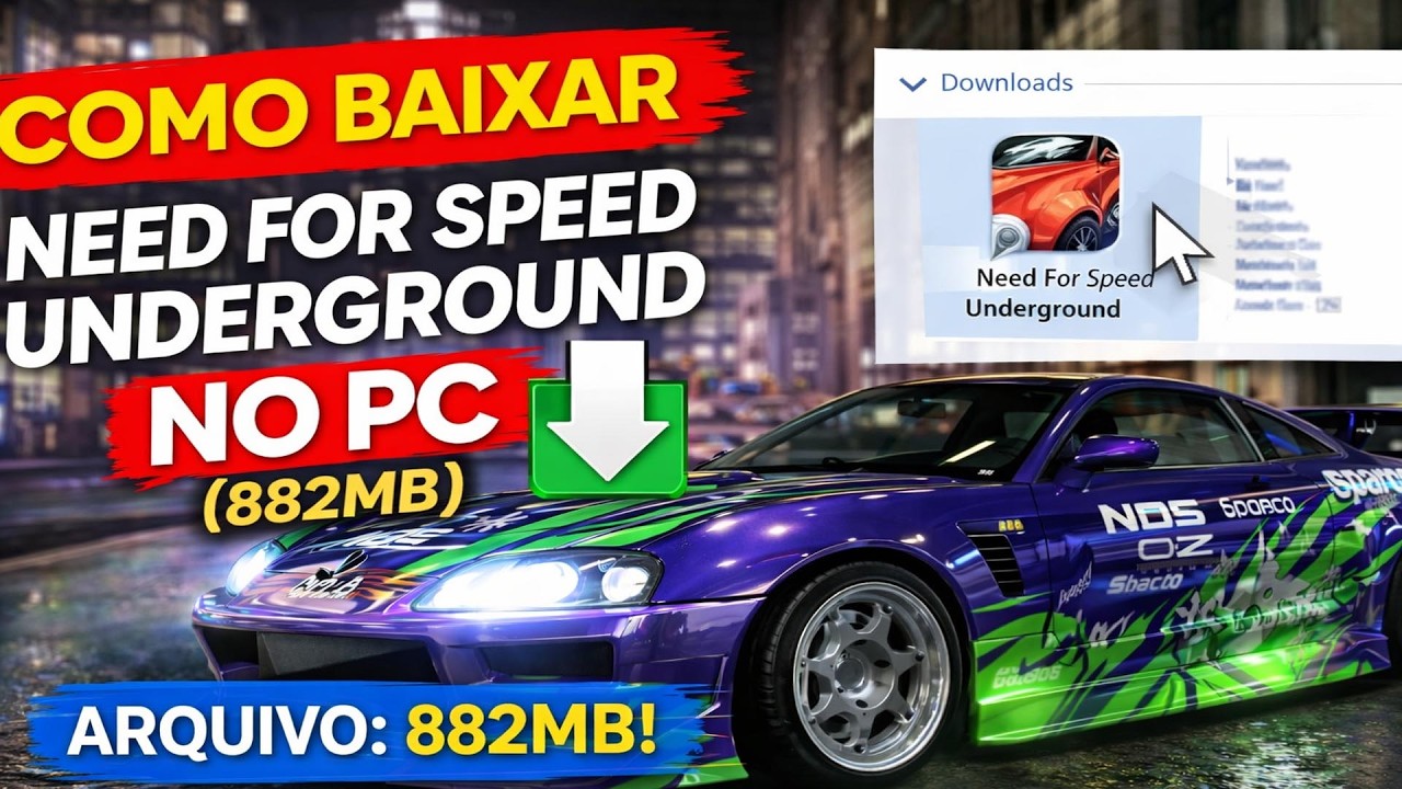 COMO BAIXAR NEED FOR SPEED UNDERGROUND PT-BR NO PC EM 2026