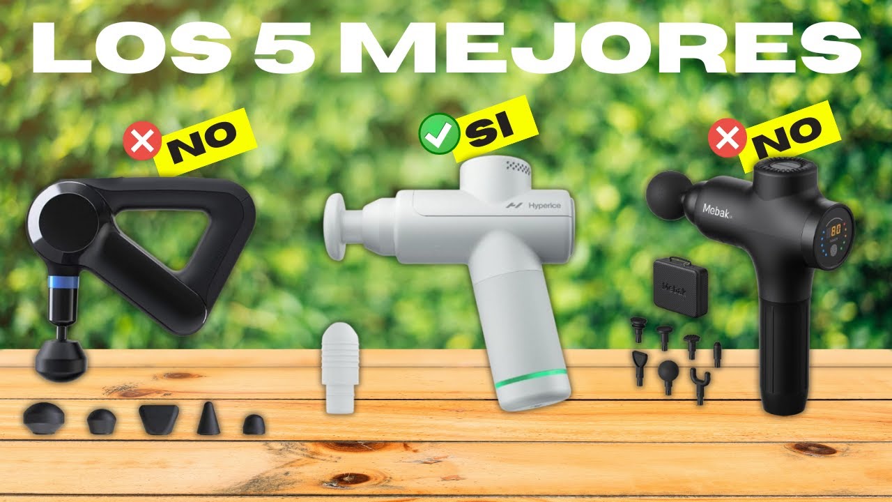 Las 5 MEJORES PISTOLAS MASAJEADORAS BARATAS ✅ (AMAZON 2025) | CALIDAD PRECIO PISTOLA MASAJES