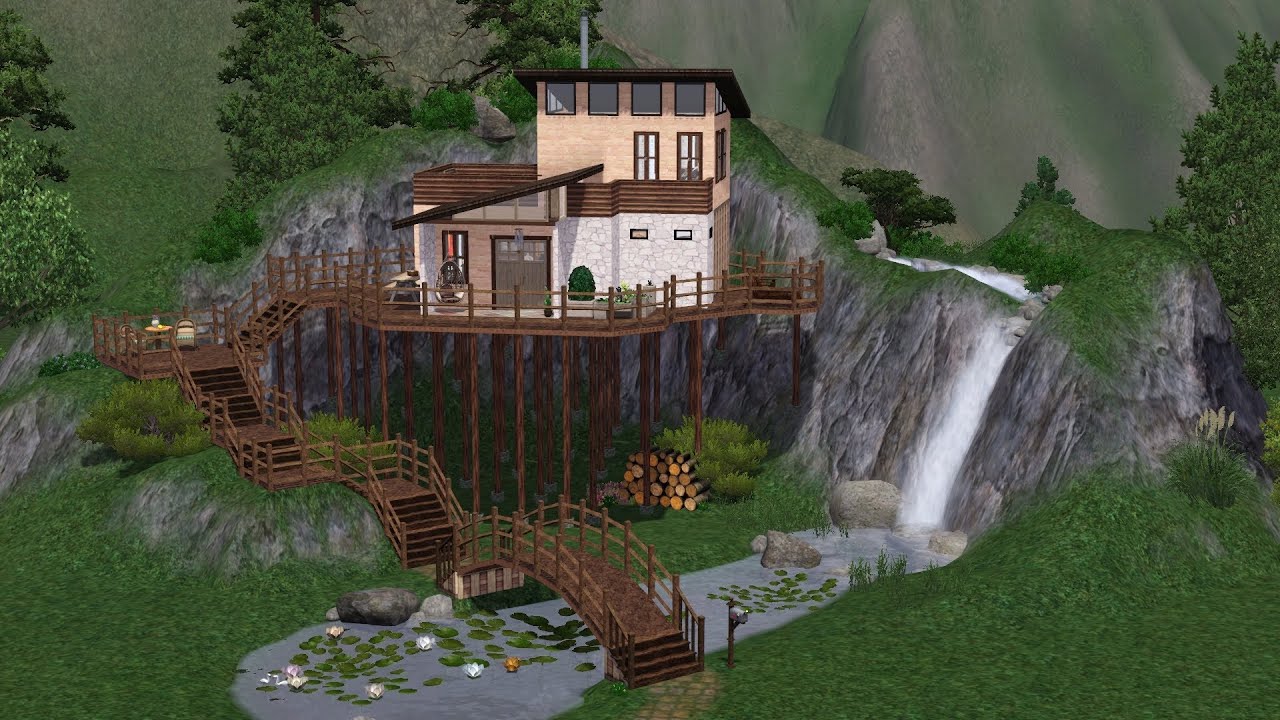 Sims 3 - Making of... Mountain House