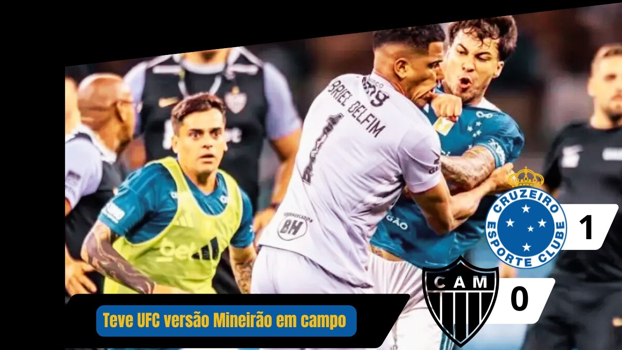 Cruzeiro e Atlético: A briga que terminou com 23 EXPULSOS😐| O clássico que virou UFC