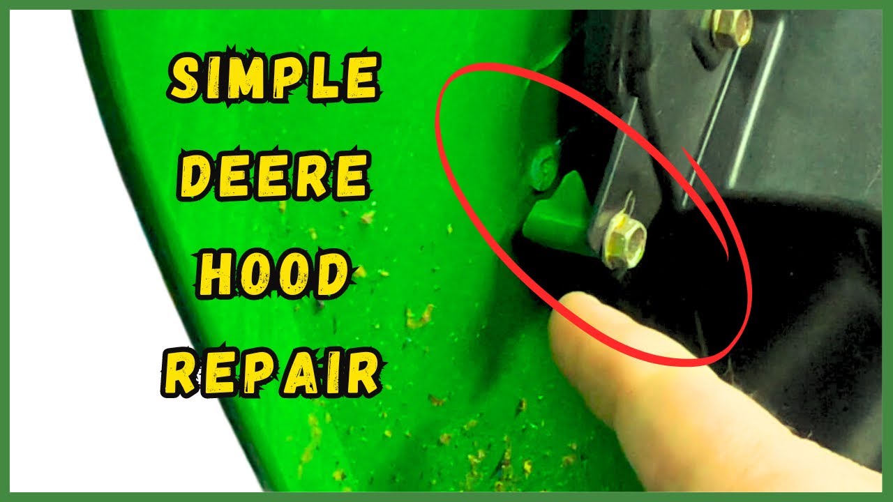 Ремонт капота John Deere своими руками