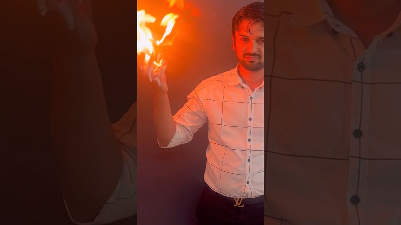 Fire hand anyone can do | Hold Fire on hand | Science experiment 