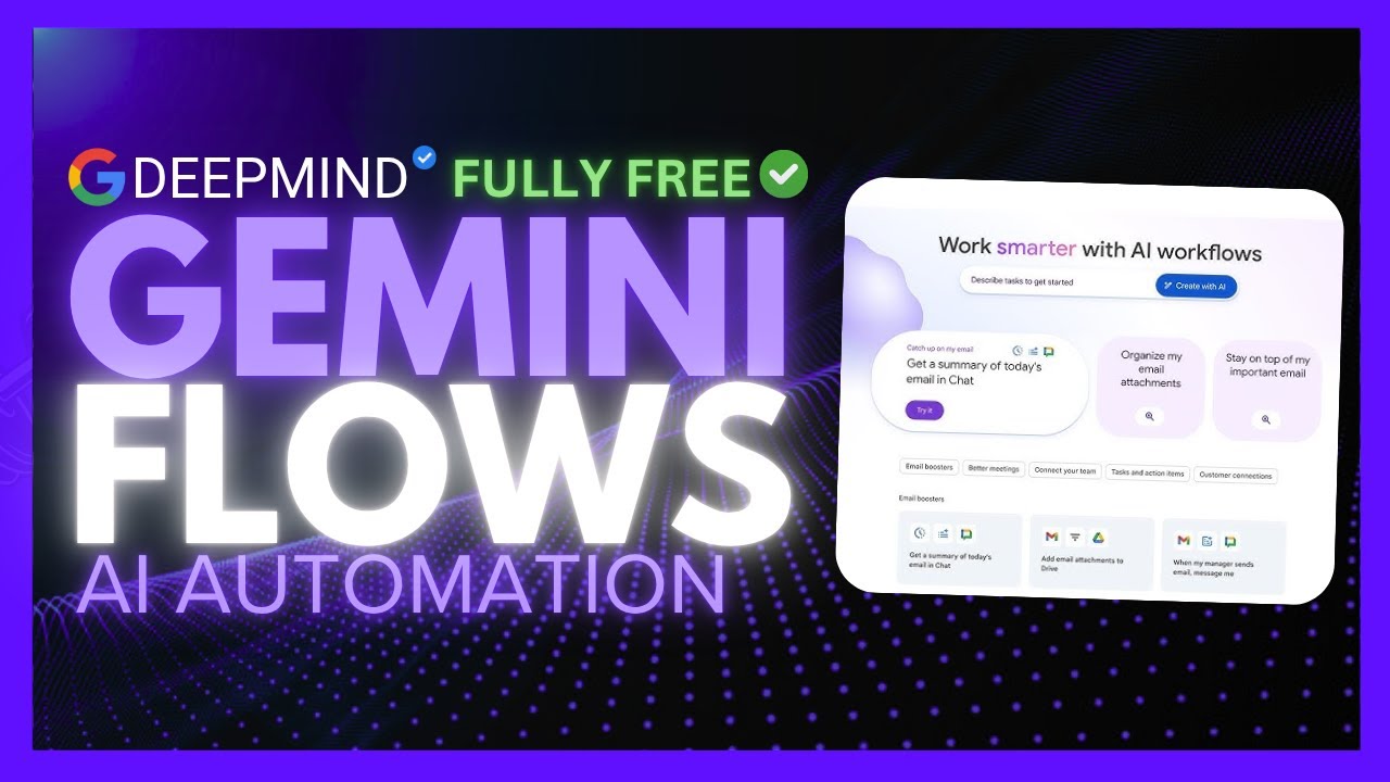 Gemini Flows: НОВЫЙ конструктор ИИ-агентов от Google! ЛЕГКО СОЗДАВАЙТЕ ИИ-агентов для любых задач!
