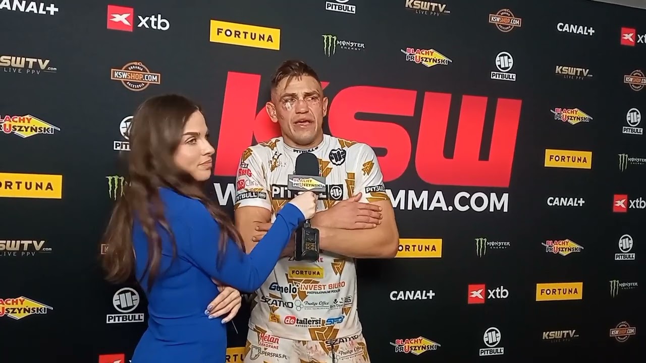 Andrzej Grzebyk po gali XTB KSW 105