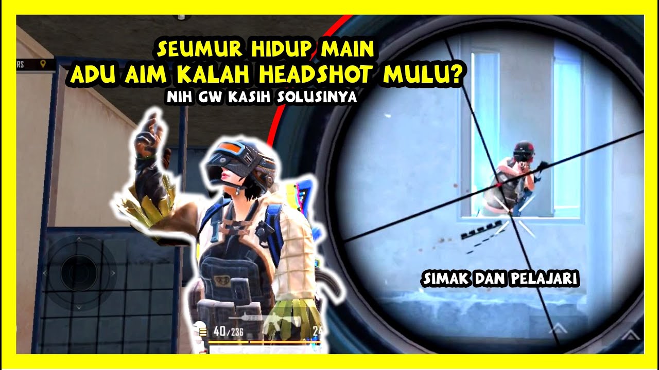 3 CARA TERBAIK ADU AIM HEADSHOT MULU! WAJIB KALIAN INGAT | NGOCEH PUBG MOBILE
