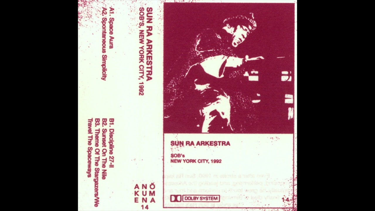 Sun Ra and his Arkestra 10/21/1992 S.O.B.'s, New York City (Ra's last gig)