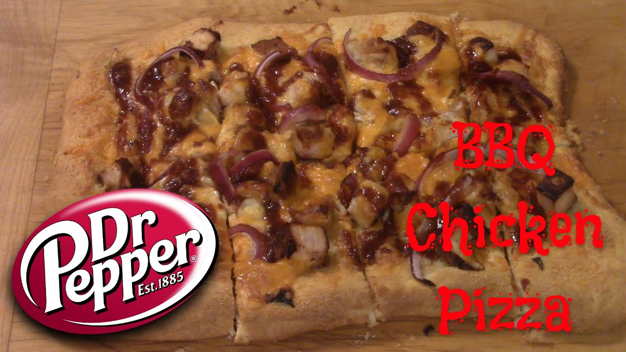 Dr Pepper BBQ Chicken Pizza