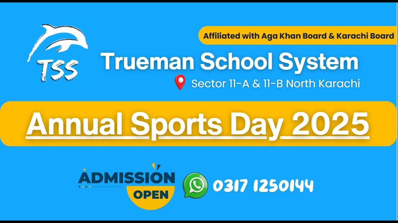 Annual Sports Day 2025 - We believe on education beyond class room. #TruemanSchoolSystem