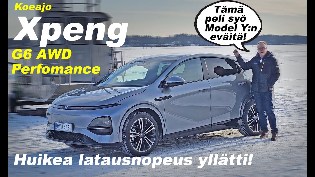 Koeajo Xpeng G6: yllättävän paljon samaa kuin Teslassa
