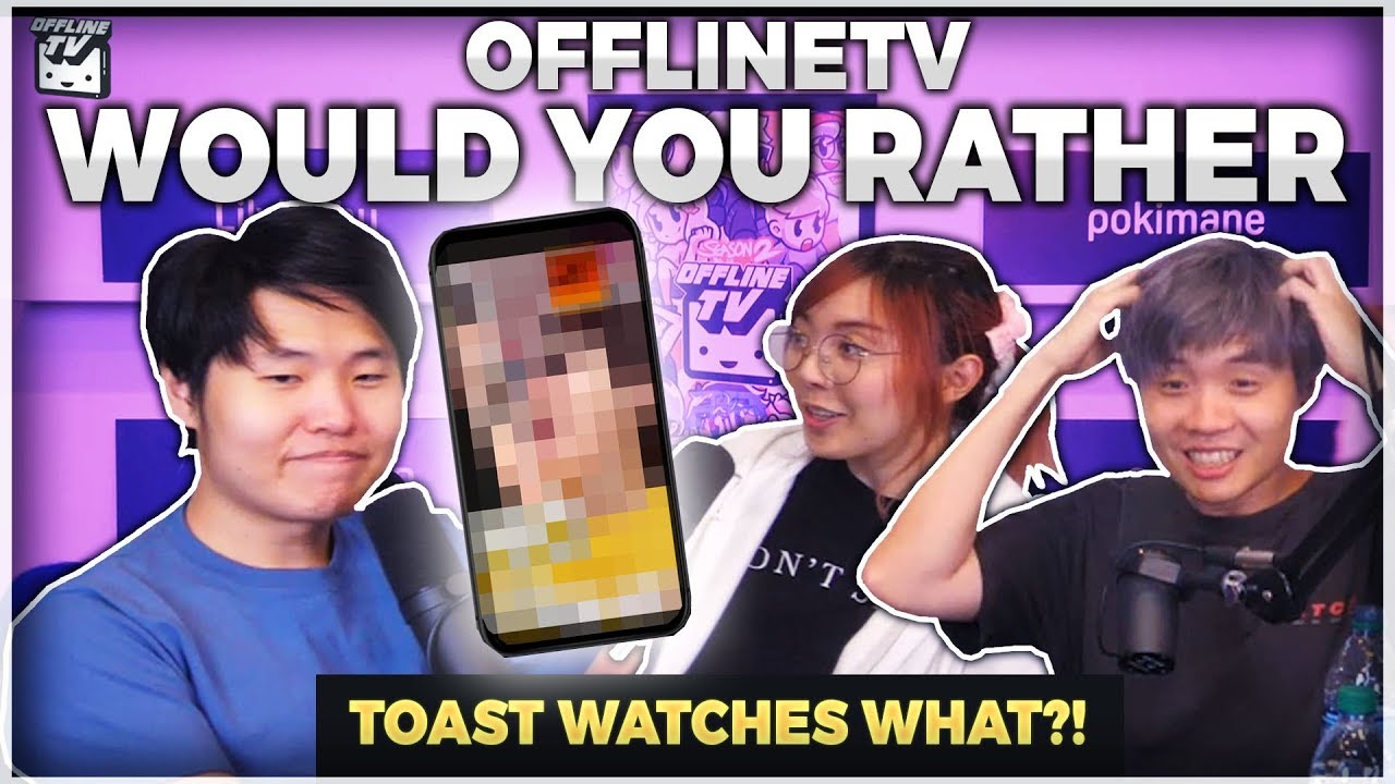TOAST ADMITS WHAT'S ON HIS PHONE!!! - OFFLINETV WOULD-YOU-RATHER ft. LILYPICHU, SCARRA, & ALBERT