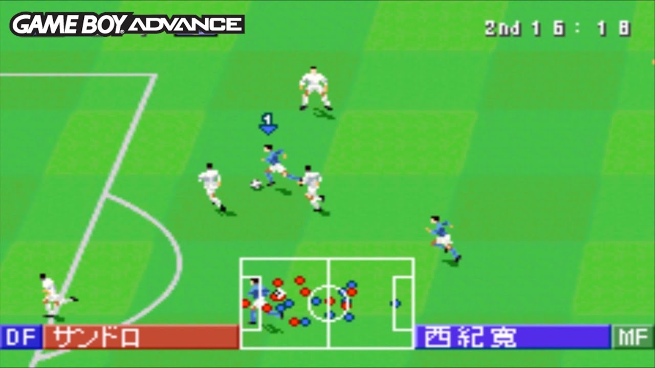 J.League Winning Eleven Advance 2002 (Game Boy Advance Gameplay)