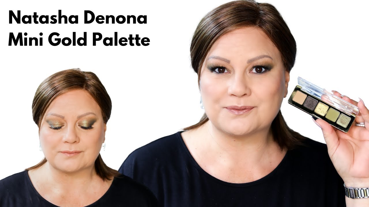 Natasha Denona Mini Gold Eyeshadow Palette: First Impressions and Tutorial | Hooded Eyes