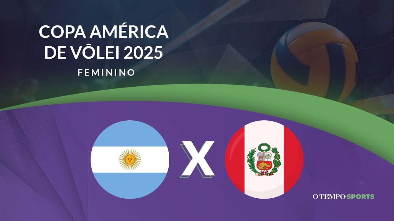 ARGENTINA X PERU - AO VIVO E COM IMAGENS - COPA AMÉRICA DE VÔLEI FEMININO 2025