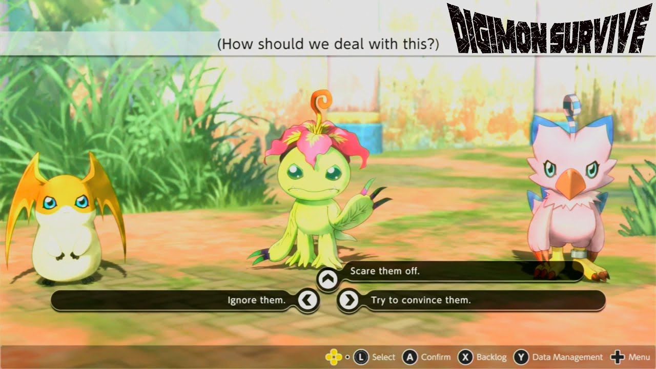 Digimon Survive - Palmon Patamon & Biyomon still can't give up & Park Area Pt 4 - Nintendo Switch