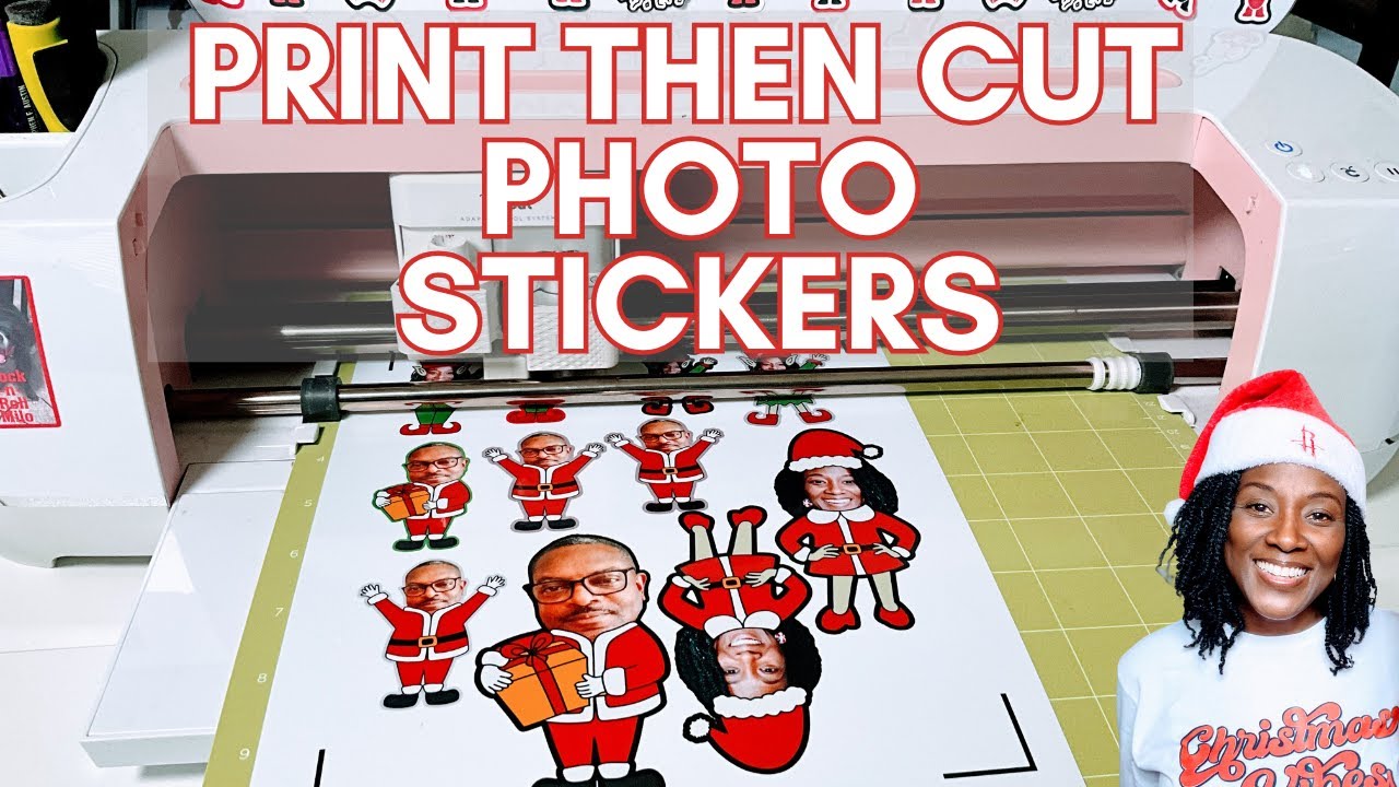 How to Make Print then Cut Photo Stickers with Cricut